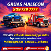 Grúas Malecón 8097297777